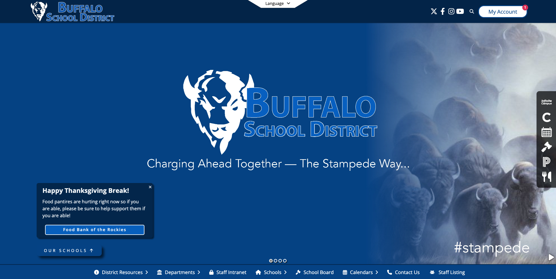 SchoolBlocks Website Interface